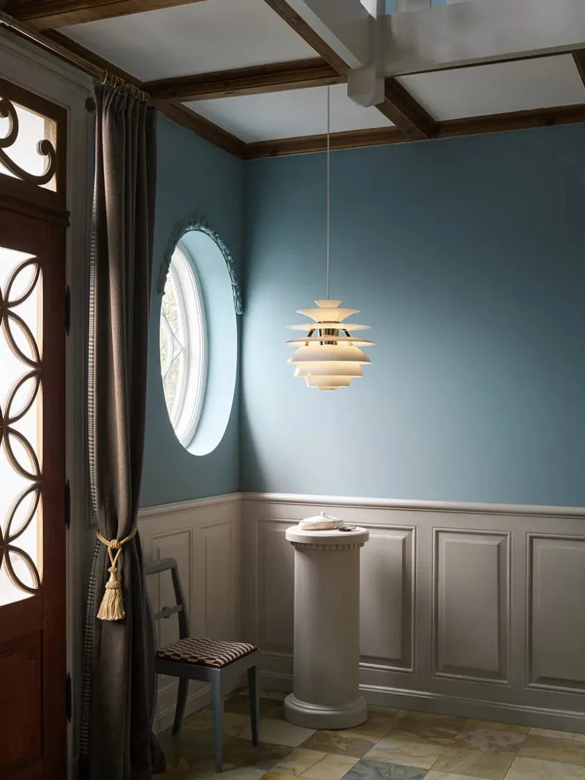 Louis Poulsen PH Snowball, soft white/brass af Poul Henningsen> Spots|Pendler