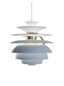 Louis Poulsen PH Snowball, soft white/chrome af Poul Henningsen><noscript><img width=