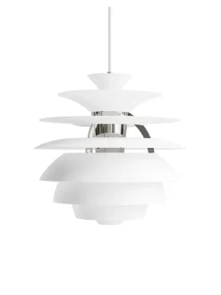 Louis Poulsen PH Snowball, soft white/chrome af Poul Henningsen><noscript><img width=