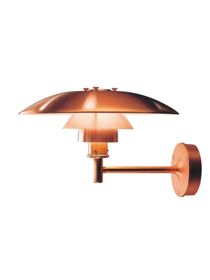 Louis Poulsen PH Udendørs kobberlampe fra> Udendørs Væglamper|Udendørslamper
