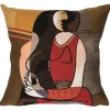 Poulin Design Picasso Femme Assise pude fra> Puder Og Plaider|Puder