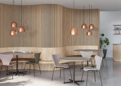 Fritz Hansen Piet Hein A623 Cafébord, Ø90 cm fra> Spiseborde