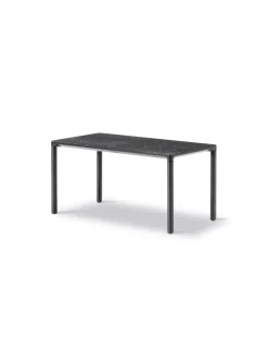 Fredericia Furniture Piloti Bord, sort marquina fra> Sofaborde