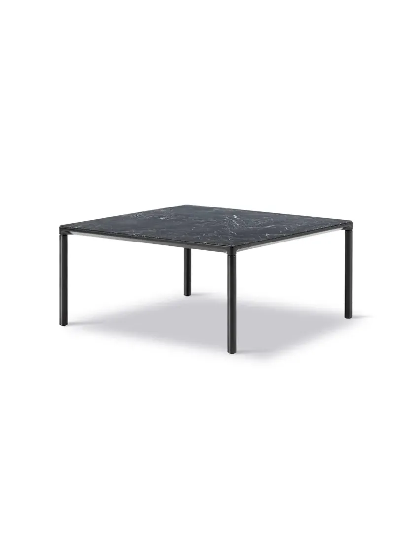 Fredericia Furniture Piloti Bord, sort marquina fra> Sofaborde