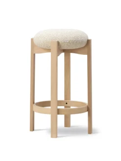 Fredericia Furniture Pioneer Bar Stool, smoked oak/primo 86 fra><noscript><img width=