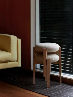 Fredericia Furniture Pioneer Stool, smoked oak/primo 86 fra><noscript><img width=