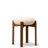 Fredericia Furniture Pioneer Stool, smoked oak/zero 0001 fra> Skamler