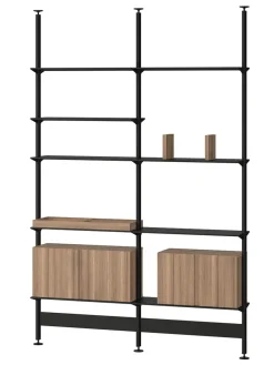 String Furniture Pira G2 Floor-to-Ceiling Shelving Bundle A fra String><noscript><img width=