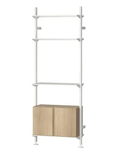String Furniture Pira G2 Floor-to-Wall Shelving Bundle B fra String><noscript><img width=