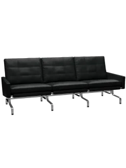 Fritz Hansen PK31/3 3 pers. Sofa af Poul Kjærholm><noscript><img width=