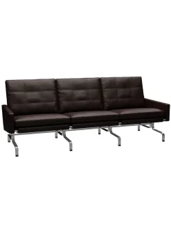 Fritz Hansen PK31/3 3 pers. Sofa af Poul Kjærholm><noscript><img width=