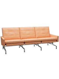 Fritz Hansen PK31/3 3 pers. Sofa af Poul Kjærholm><noscript><img width=