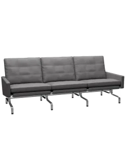 Fritz Hansen PK31/3 3 pers. Sofa af Poul Kjærholm><noscript><img width=
