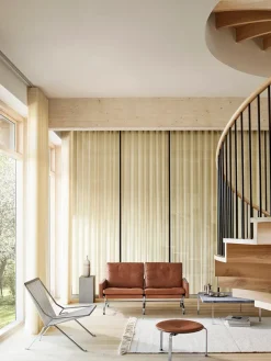 Fritz Hansen PK31/2 2 pers. Sofa af Poul Kjærholm> Sofaer