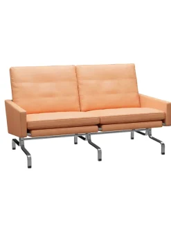 Fritz Hansen PK31/2 2 pers. Sofa af Poul Kjærholm><noscript><img width=