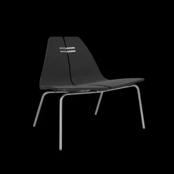 Fritz Hansen PK23 forsidepolstret, Black af Poul Kjærholm> Lænestole