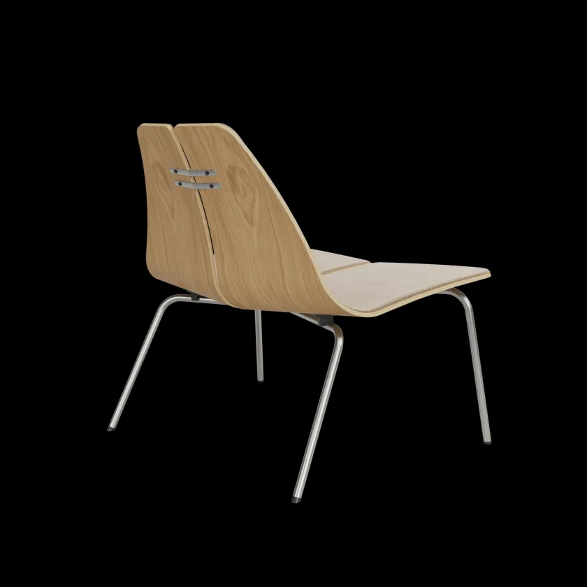 Fritz Hansen PK23 forsidepolstret, Black af Poul Kjærholm> Lænestole