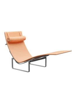 Fritz Hansen PK24 Loungestol af Poul Kjærholm><noscript><img width=