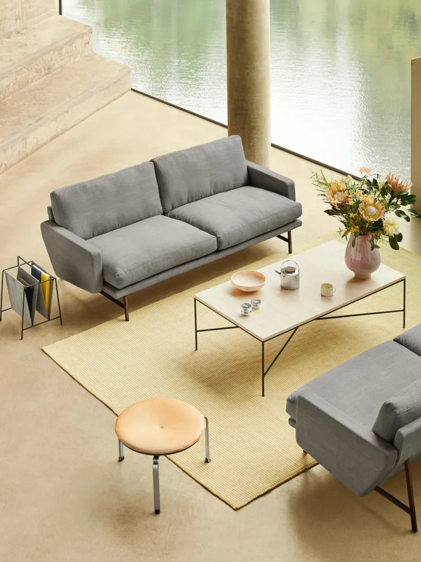 Fritz Hansen Planner Sofabord 100x100 fra> Sofaborde