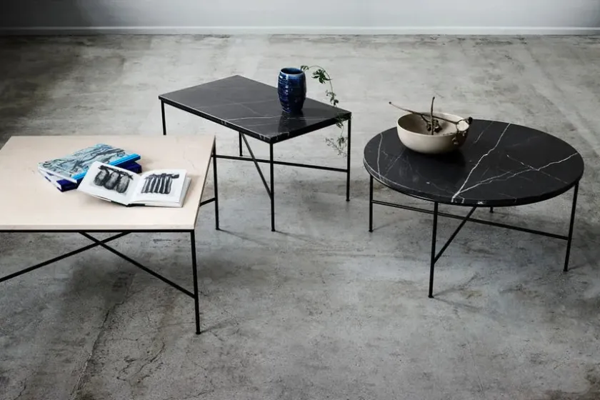 Fritz Hansen Planner Sofabord 100x100 fra> Sofaborde