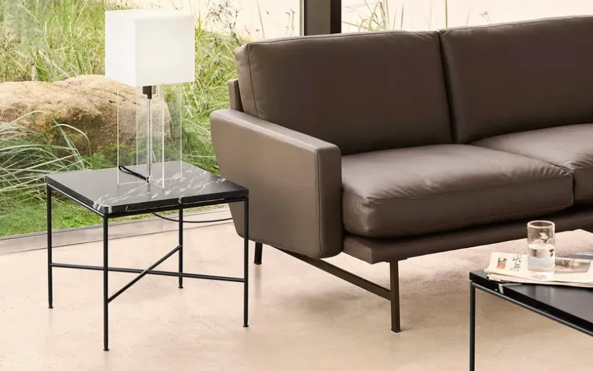 Fritz Hansen Planner Sofabord 100x100 fra> Sofaborde