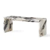 Audo Copenhagen Plinth Bridge, Calacatta Viola marble fra> Sofaborde
