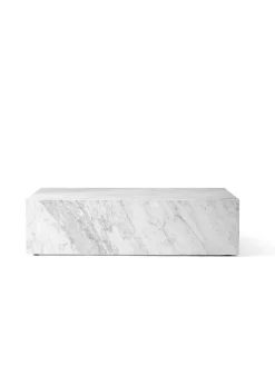 Audo Copenhagen Plinth Low, grey galaxy marble fra><noscript><img width=