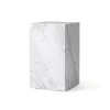 Audo Copenhagen Plinth Tall White Carrara marmor fra> Sideborde Og Små Borde