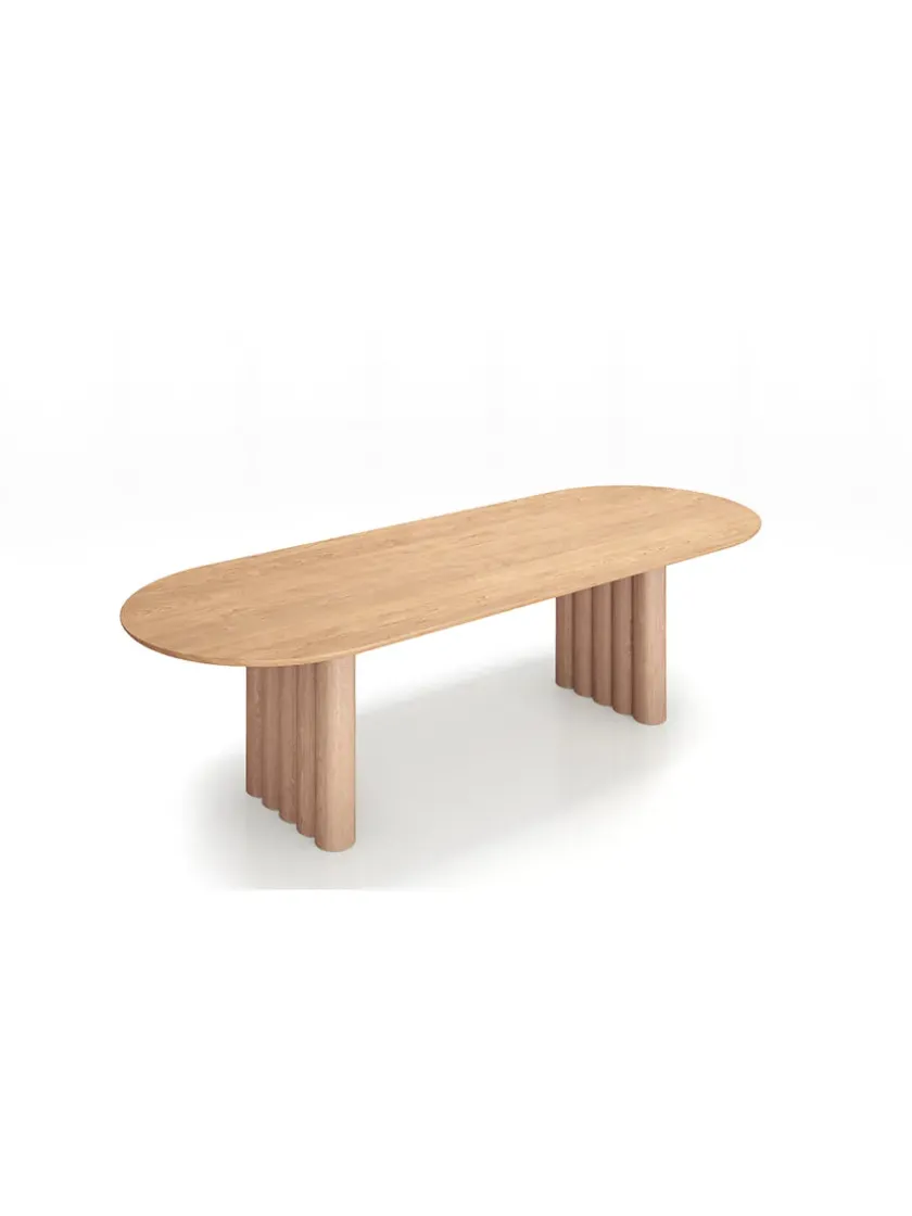 DK3 Plush Table Oval fra> Spiseborde
