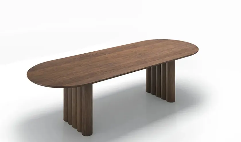 DK3 Plush Table Oval fra> Spiseborde