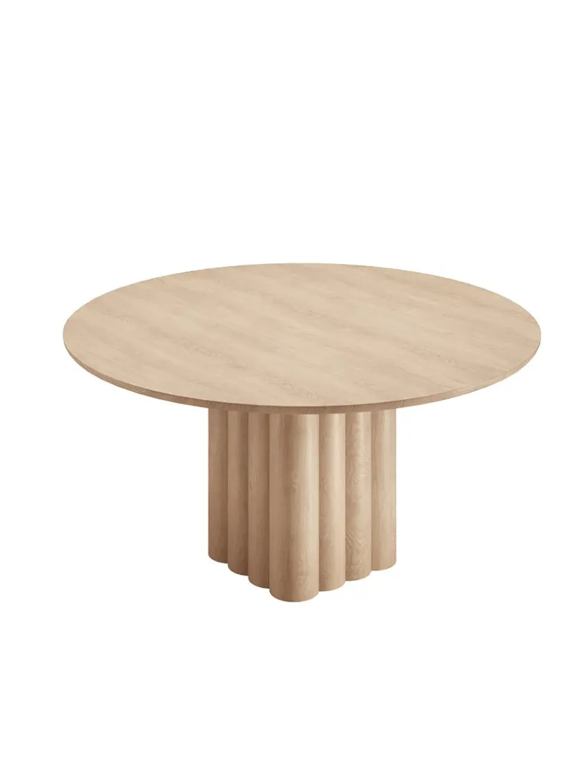 DK3 Plush Table Round fra> Spiseborde