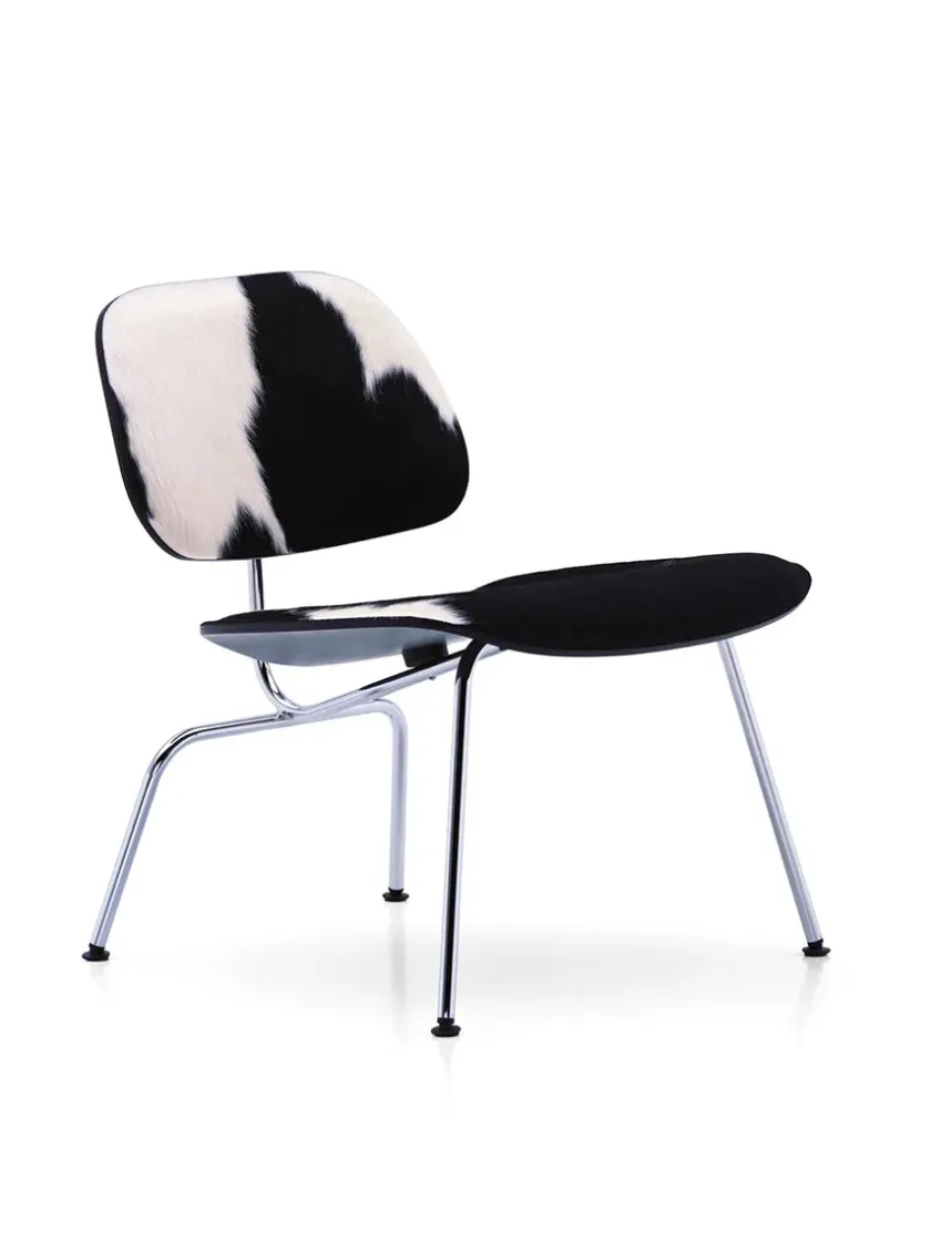 Vitra Plywood Group LCM, sort ask/koskind fra> Loungestole|Lænestole