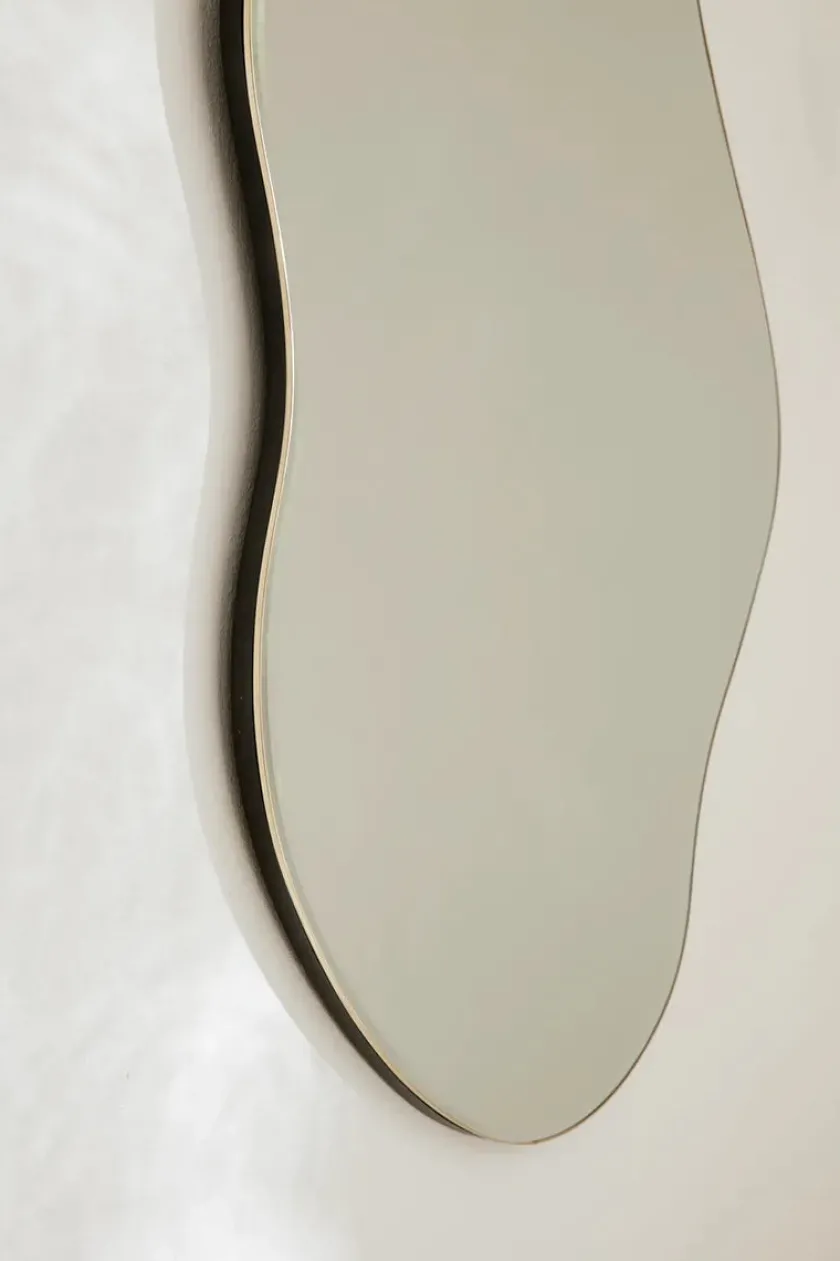 Ferm Living Pond Mirror stor, Dark Chrome fra> Gaver Til Hende|Spejle