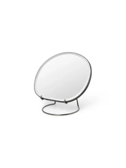 Ferm Living Pond Table Mirror, Dark Chrome fra> Gaver Til Hende|Spejle