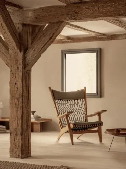 PP Møbler PP129 Netstol af Hans J. Wegner> Loungestole|Lænestole