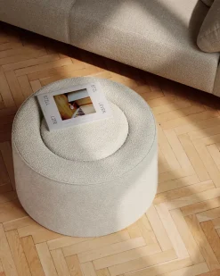 Woud Praline Pouf, Ø 52 cm fra><noscript><img width=