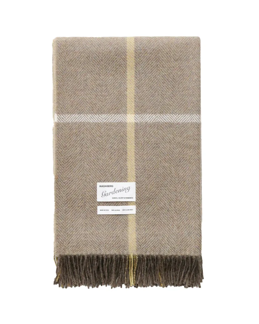 Magniberg Princess blanket - Sage beige fra> Gaver Til Hende|Puder Og Plaider