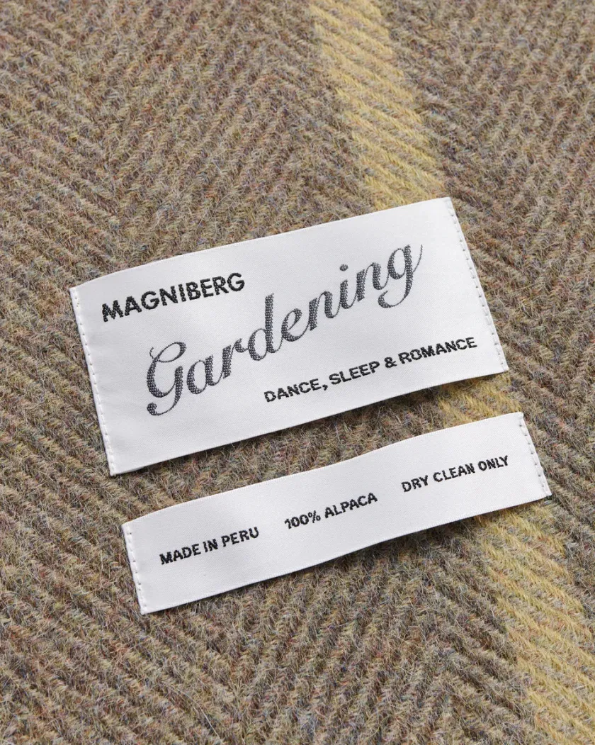 Magniberg Princess blanket - Sage beige fra> Gaver Til Hende|Puder Og Plaider