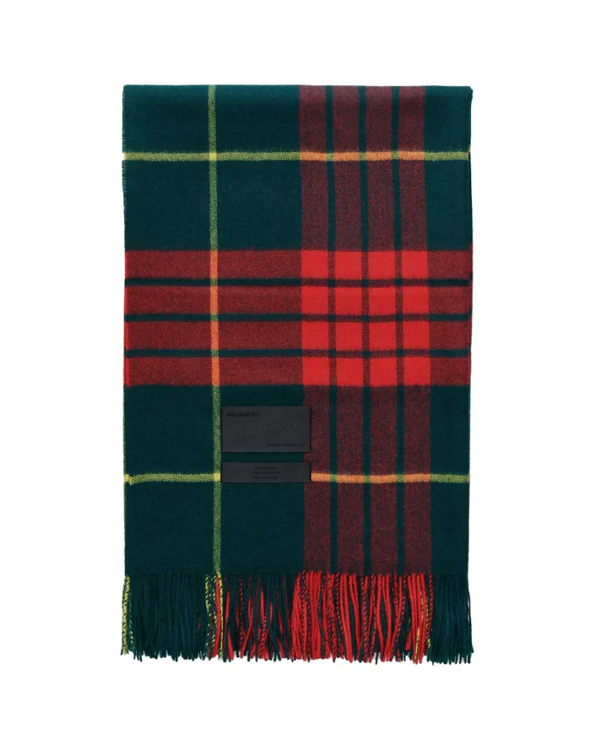 Magniberg Queen blanket - Field yellow tartan fra> Puder Og Plaider