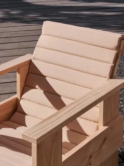 HAY Quilted sædehynde til Crate Loungechair, Beige fra> Havehynder