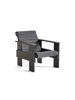 HAY Quilted sædehynde til Crate Loungechair, Anthracite fra> Havehynder