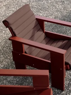 HAY Quilted sædehynde til Crate Loungechair, Iron Red fra> Havehynder