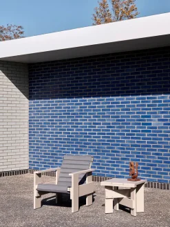 HAY Quilted sædehynde til Crate Loungechair, Sky Grey fra> Havehynder