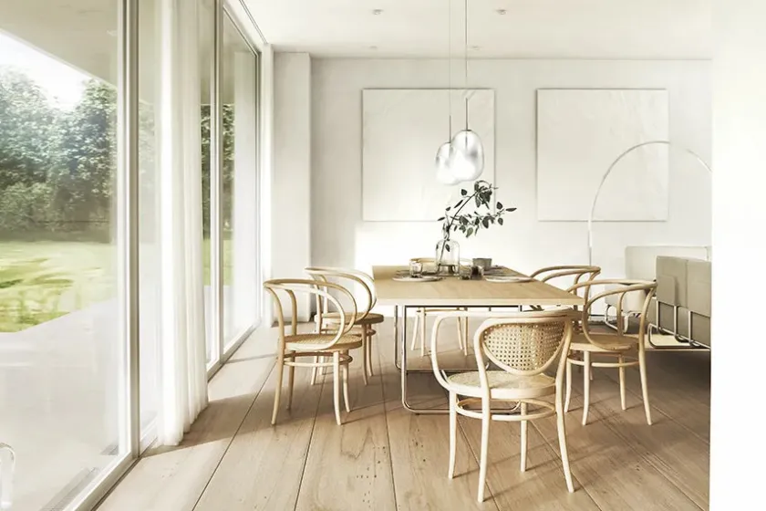 Thonet 210R Armstol, ask fra> Spisebordsstole