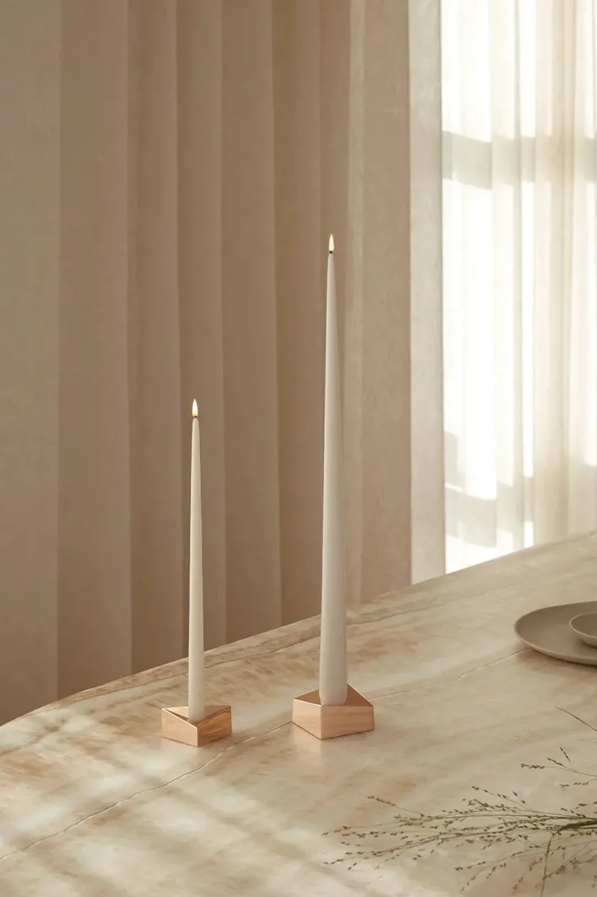STOFF Nagel Reflect Lysestage, rosa guld fra> Lysestager