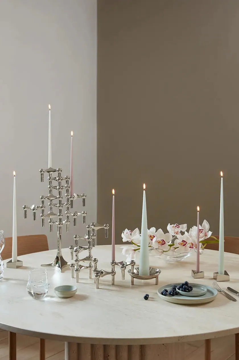 STOFF Nagel Reflect Lysestage, rosa guld fra> Lysestager