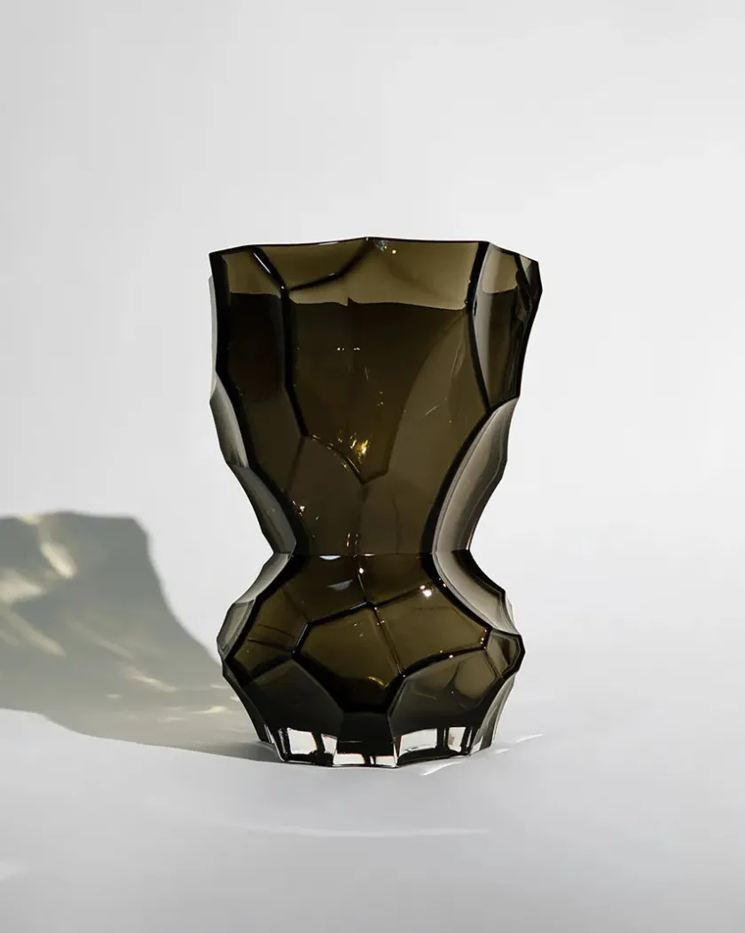 Hein Studio Reflection Vase, klar glas fra> Vaser
