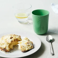 Lyngby Porcelæn Rhombe krus, mørk blå fra><noscript><img width=