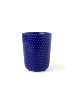 Lyngby Porcelæn Rhombe krus, terracotta fra><noscript><img width=