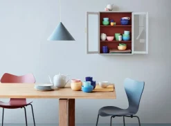 Lyngby Porcelæn Rhombe krus, terracotta fra><noscript><img width=